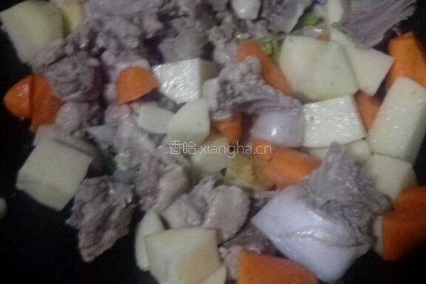 葫芦条烧老鸭煲的做法图解4