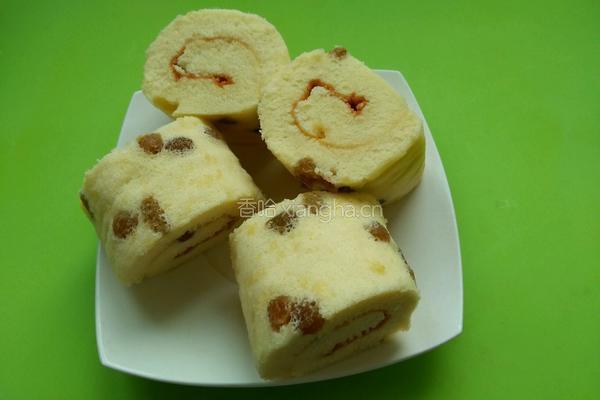 葡萄干蛋糕卷的做法图解12