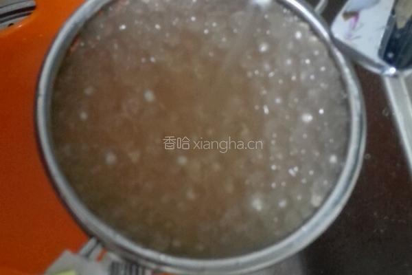 牛奶芋圆西米露的做法图解4