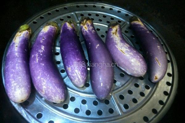 蒜茄子的做法图解2