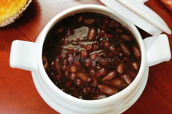 红豆黑米粥的做法图解5