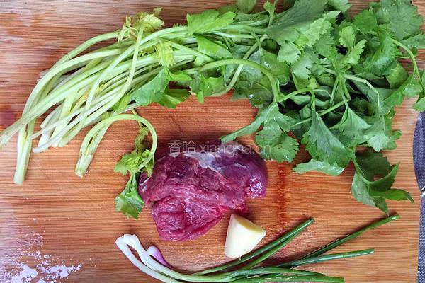 小炒牛肉的做法图解1