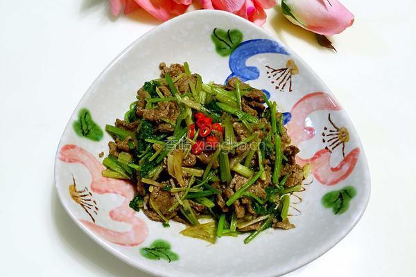 小炒牛肉的做法图解10