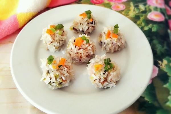 卷心菜糯米丸子的做法图解12