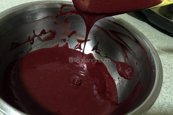 红丝绒戚风蛋糕的做法图解7