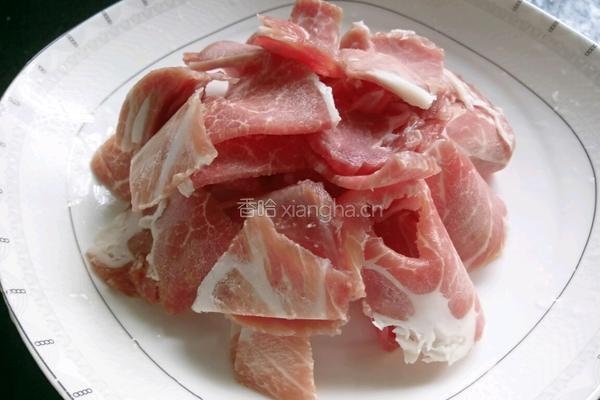 爽滑肉片的做法图解1