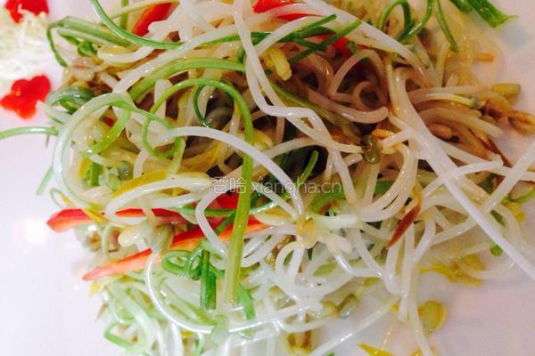 绿豆芽拌三丝的做法图解7