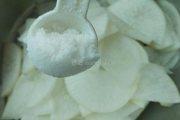 酸辣白萝卜的做法图解4