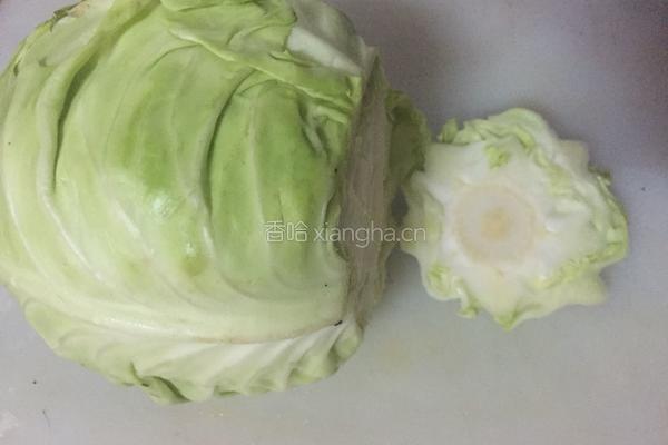翡翠卷心菜卷的做法图解1