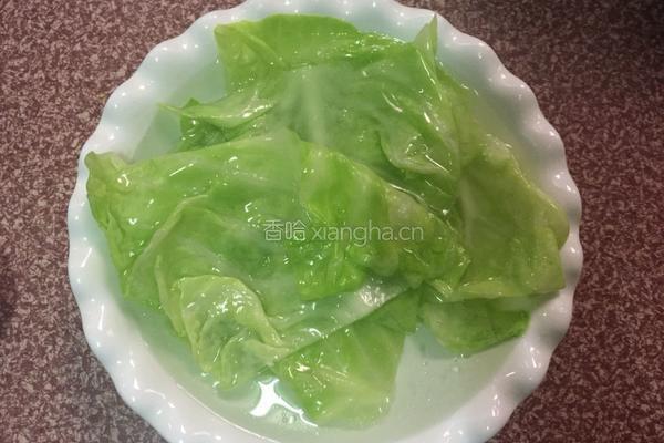 翡翠卷心菜卷的做法图解6