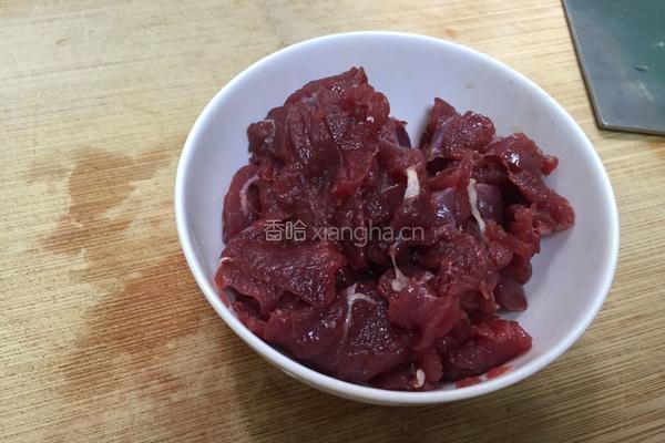 彩椒炒牛肉的做法图解3