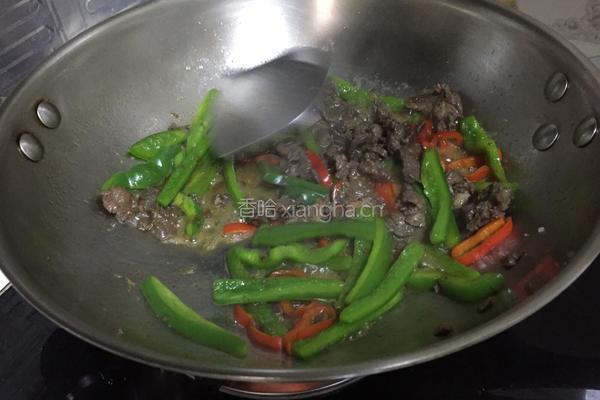 彩椒炒牛肉的做法图解7