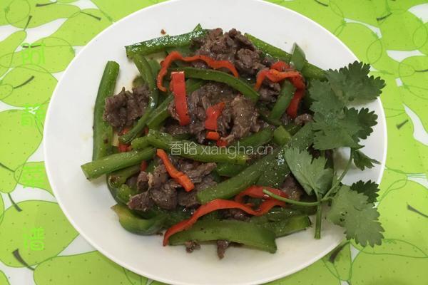 彩椒炒牛肉的做法图解8