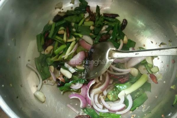 肉片炒花白的做法图解3