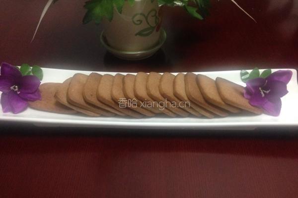 红豆沙饼干的做法图解6