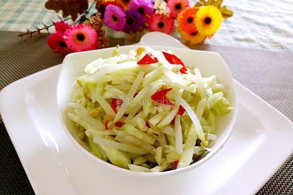 凉拌豆芽黄瓜的做法图解9