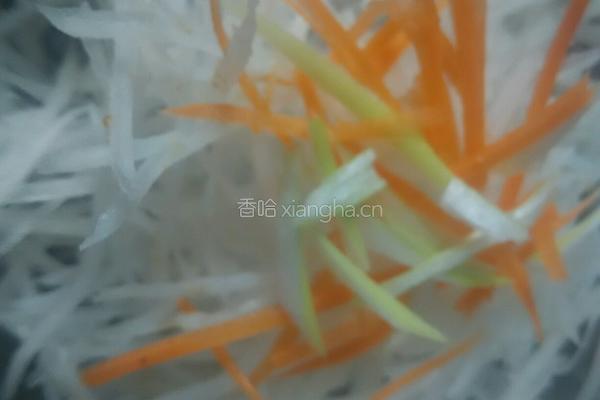 凉拌白萝卜丝的做法图解4