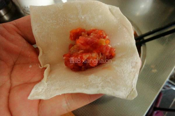 卷心菜猪肉馄饨的做法图解7