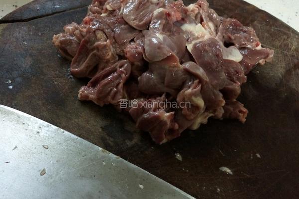 爆炒鸡心的做法图解4