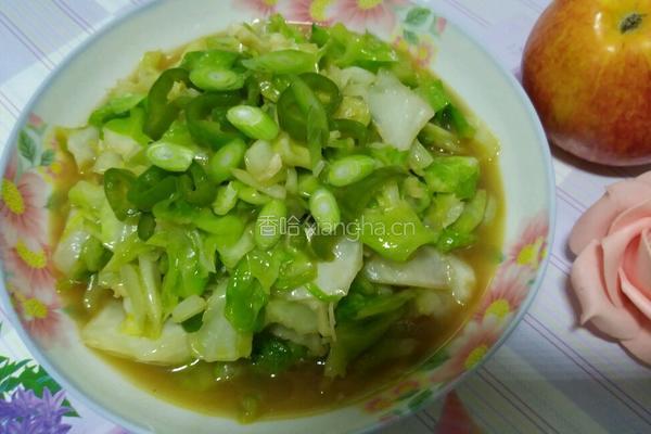 手撕卷心菜的做法图解6