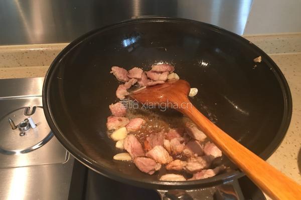 肉片炒秋葵的做法图解7