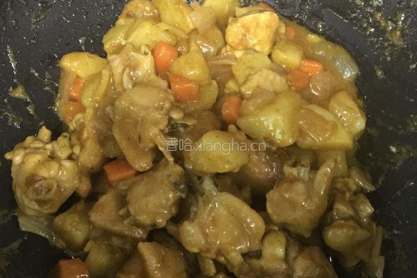 咖喱土豆香焖鸡翅的做法图解6
