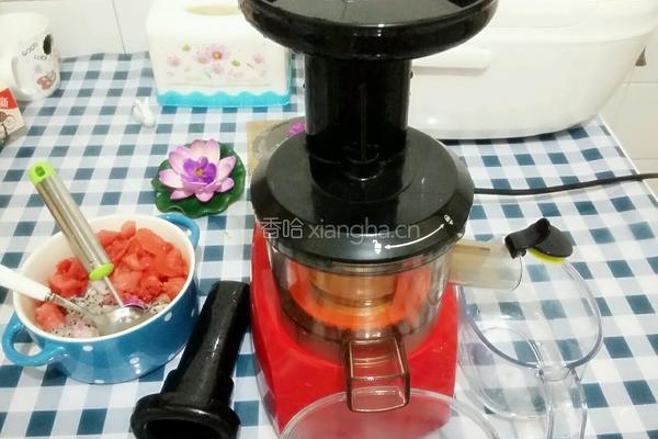 西瓜汁的做法图解4