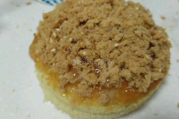 肉松夹馅蛋糕的做法图解4