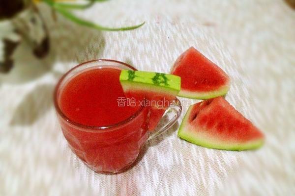 蜂蜜西瓜汁的做法图解4