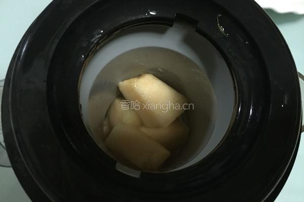 哈密瓜苹果汁的做法图解4