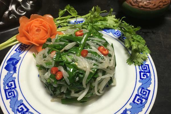 豆芽炒韭菜的做法图解6