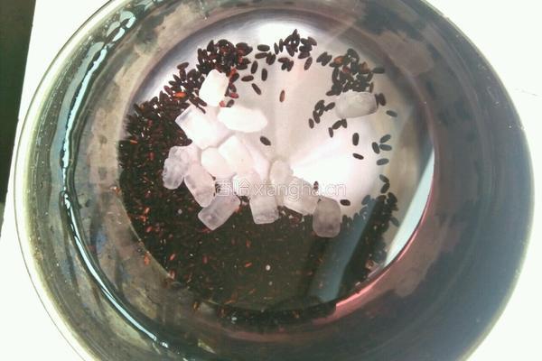 哈密瓜黑米雪糕的做法图解2
