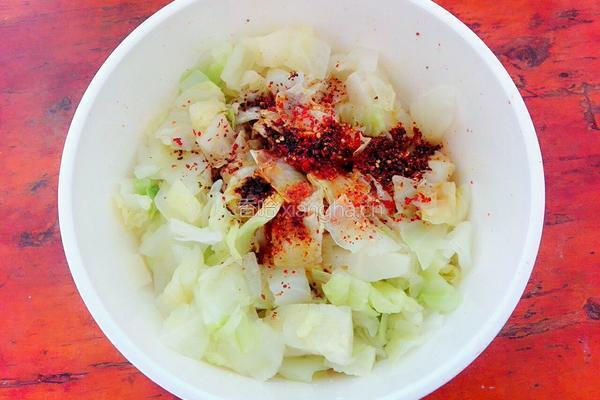 油泼卷心菜的做法图解5