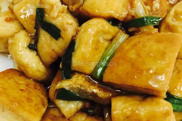香煎豆腐焖鱼块的做法图解9