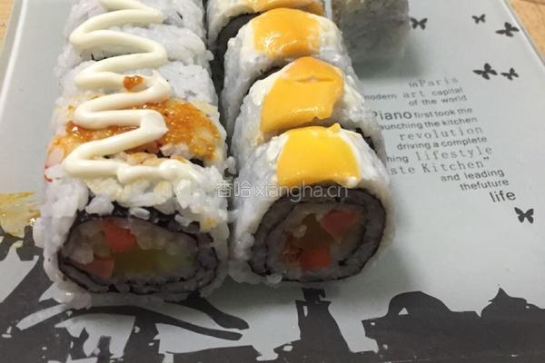 反卷寿司的做法图解7