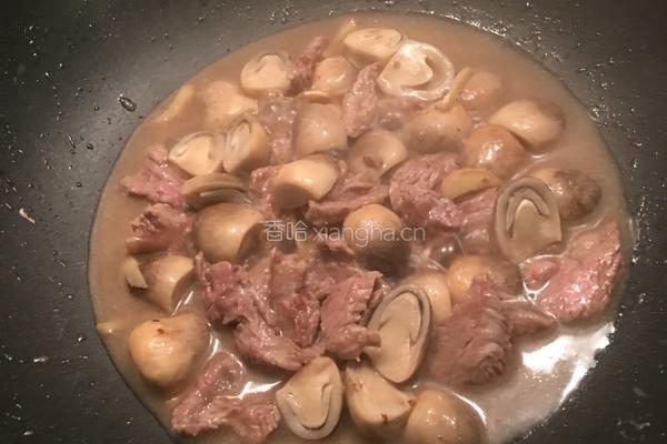 鲜菇炒牛肉的做法图解6