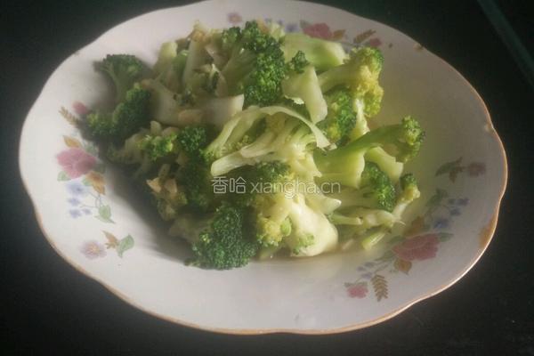蒜蓉西兰花的做法图解4