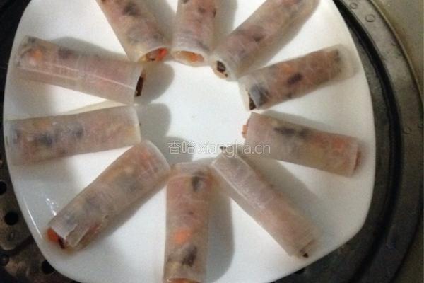 白萝卜猪肉卷的做法图解7