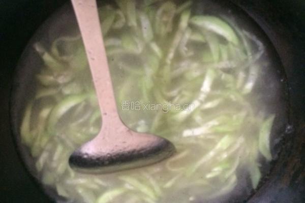 丝瓜蛋汤的做法图解5