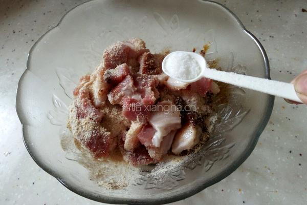 粉蒸肉的做法图解5