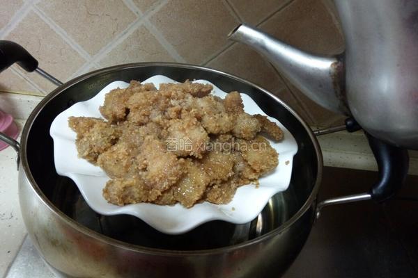 粉蒸肉的做法图解12