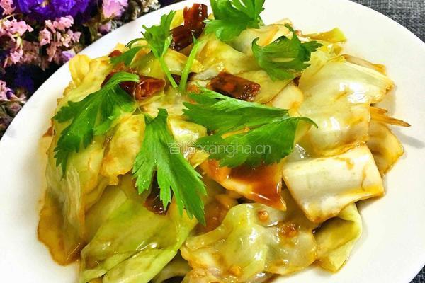 蚝油手撕卷心菜的做法图解9