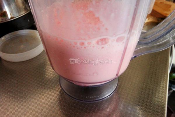 西瓜奶昔的做法图解3