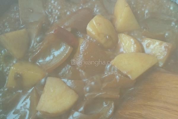 猪皮烧土豆的做法图解9