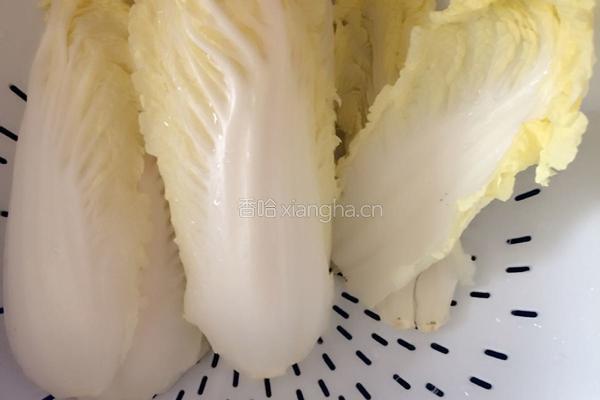 醋溜大白菜的做法图解1