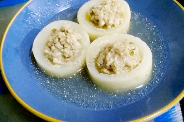 白萝卜蒸肉的做法图解12