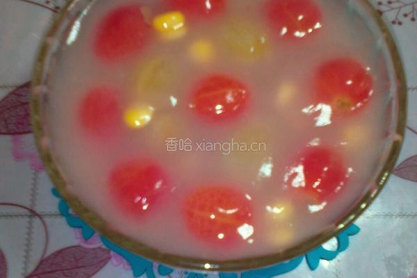 圣女果汤圆的做法图解7