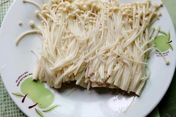 凉拌金针菇的做法图解6