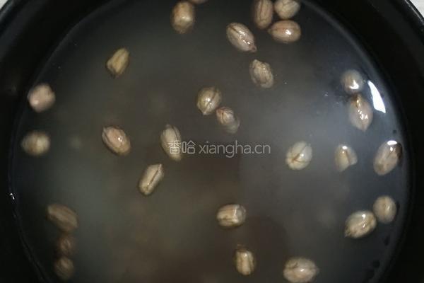 红豆花生粥的做法图解3