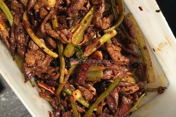 孜然干煸牛肉丝
